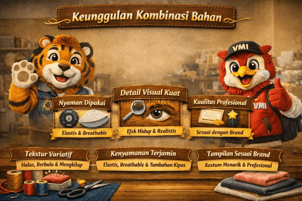 Ilustrasi Keunggulan Kombinasi Bahan