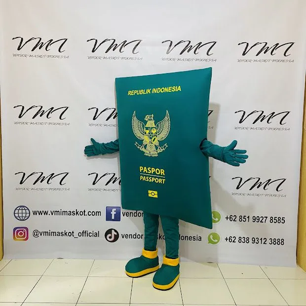 Kostu Maskot Paspor