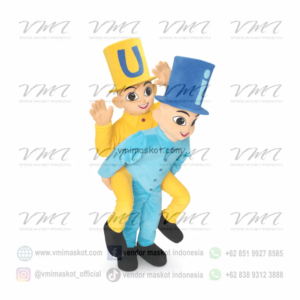Kostum Badut Gendong Upin Ipin 2